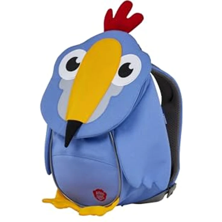 Affenzahn Kleiner Freund Kindergarten-Rucksack für 1-3 Jährige Tukan - Lavendel Ergonomisch Reflektierend Ziehzunge mit Namensschild – Bild 4