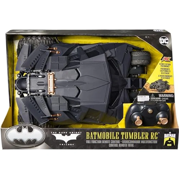 DC Comics Batman Tumbler RC, ferngesteuertes Fahrzeug im Design der The Dark Knight Trilogie, Maßstab 1:15, ideal für Kinder ab 4 Jahren – Bild 3