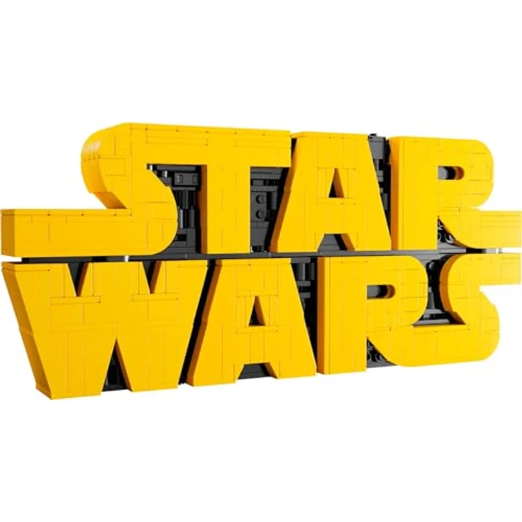 LEGO Star Wars™ 75407, Wars Logo aus Steinen Bausatz mit 700 Teilen, 3D-Dekoration für Erwachsene, Mehrfarbig – Bild 2