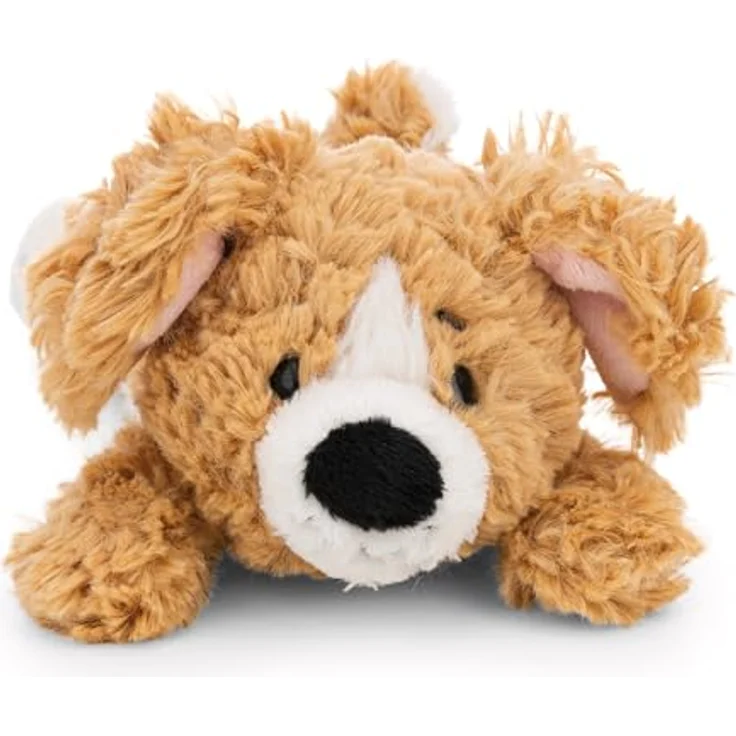 NICI Kuscheltier Hund liegend, braun, 20 cm, Plüsch mit recyceltem Material aus der NICI GREEN Kollektion – Bild 2