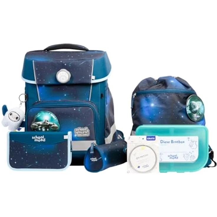 SCHOOL-MOOD® Schulranzen Champion Maxx Pro, Farbe Moritz, robuster Schulrucksack mit großzügigem Stauraum – Bild 1