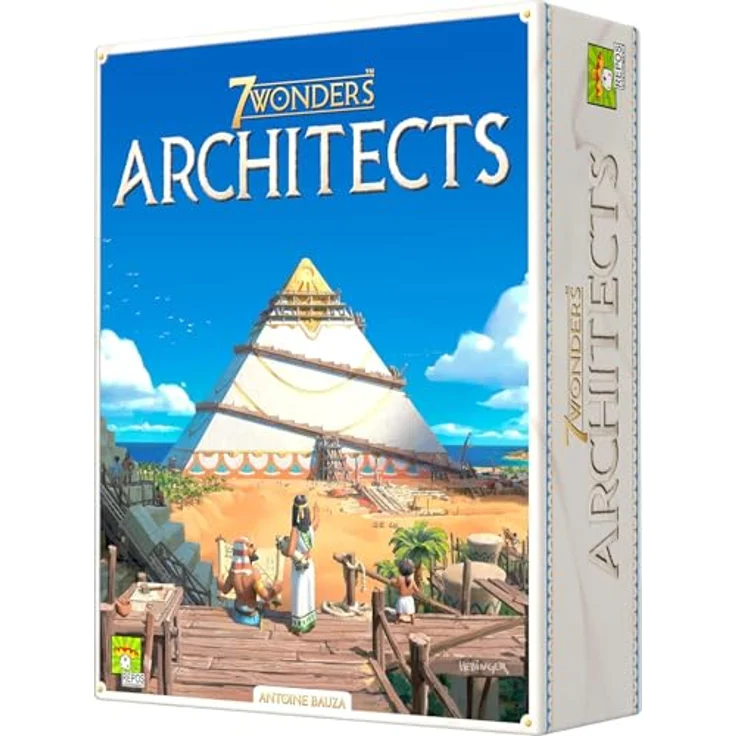 Repos Production 7 Wonders Architects, Brettspiel für 2-7 Spieler mit antiken Weltwundern und strategischen Effekten – Bild 1