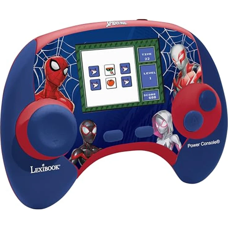 Lexibook Spider-Man Educational Bilingual Console mit 2,8 Zoll LCD Bildschirm, Englisch/Französisch, interaktive Lerninhalte, wiederaufladbare Batterie – Bild 3