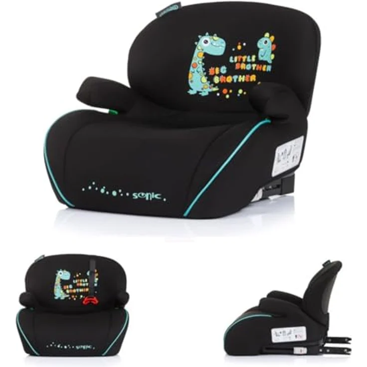 Chipolino Sitzerhöhung Sonic, Kindersitz mit Isofix, i-Size, Armlehne, 22-36 kg, ab 6 bis 12 Jahre, ergonomisches Design – Bild 1