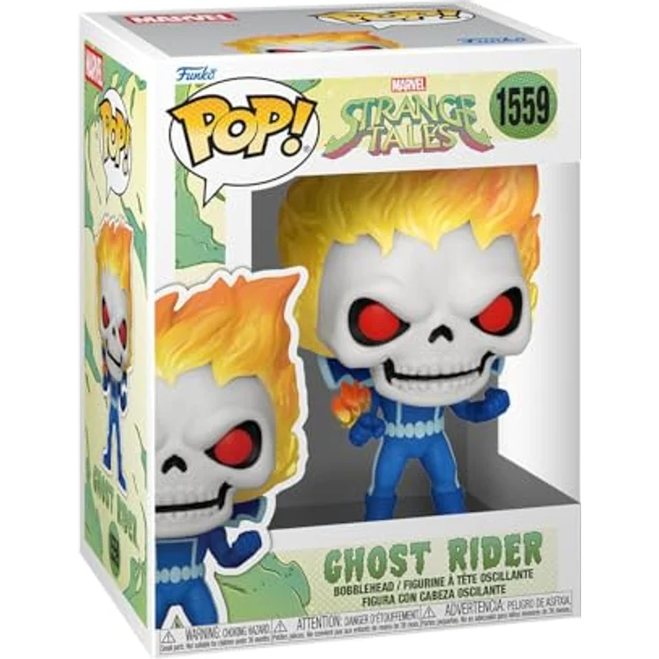 Funko Pop! Marvel: Strange Tales – Ghost Rider, 14 cm Vinyl-Sammelfigur für Kinder und Erwachsene, offizielle Marvel Comics Merchandise – Bild 1