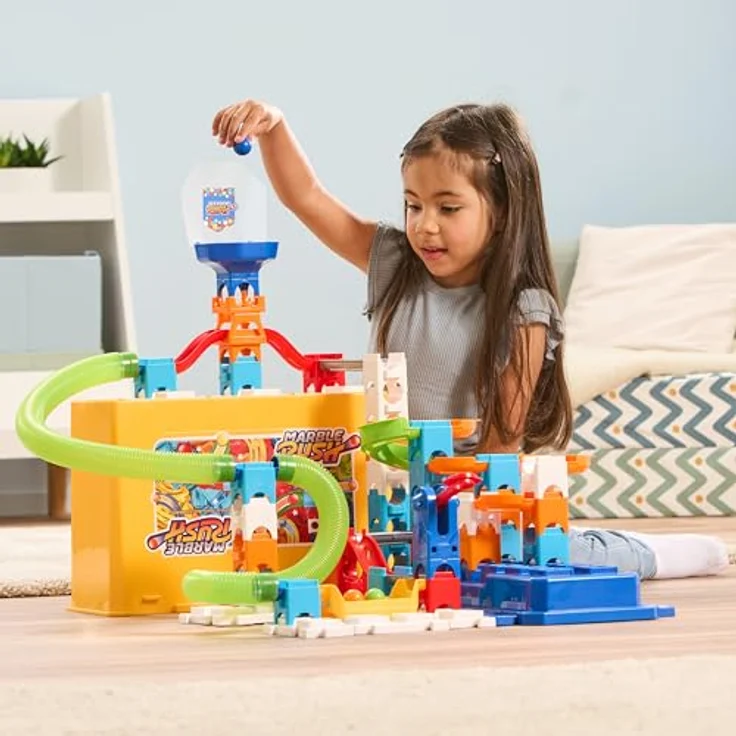 Vtech Marble Rush - Build & Store Box Set M400, Kugelbahn mit hoher Qualität, ideal als Geschenk, unterstützt Spiel und Phantasie – Bild 4