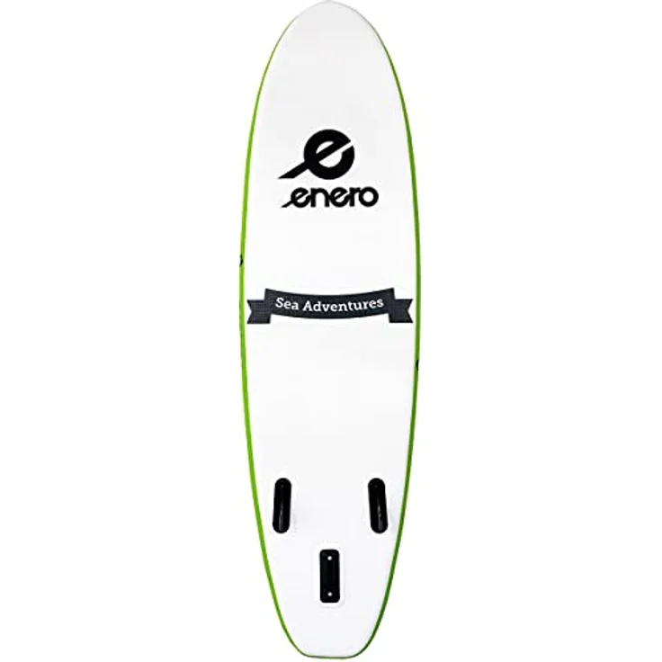 Enero Aufblasbares SUP Board, leichtes Stand Up Paddle Board mit Rucksack, Pumpe, Aluminiumpaddel, max. Belastung 80kg, 275 x 76 x 10 cm, Grün – Bild 3