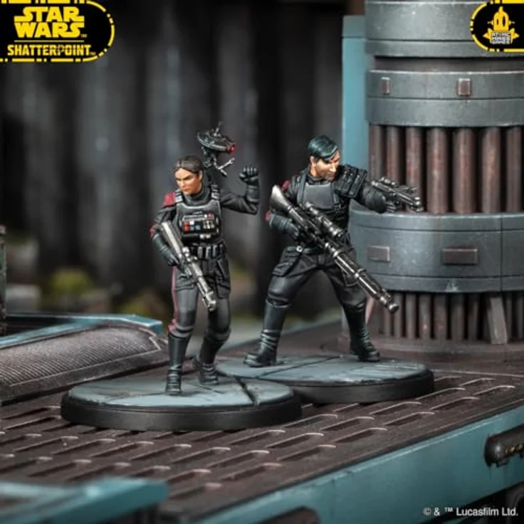 Atomic Mass Games AMGD1026 - Star Wars: Shatterpoint - Today the Rebellion Dies Squad Pack - Erweiterung für 2 Spieler, mit Iden Versio und Inferno-Trupp Eliteeinheiten, für Altersgruppe 14+ – Bild 6