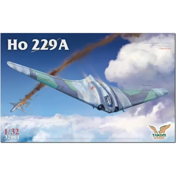 TAKOM Modellflugzeug Ho 229a, 1:32 Maßstab, Flugzeug 2. Weltkrieg – Bild 1
