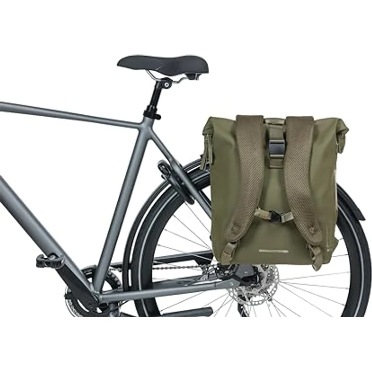 Fahrradrucksack Basil SoHo Nordlicht moosgrün, 31x13x37cm – Bild 4