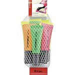 STABILO NEON Textmarker, 8er Pack mit 4 x gelb, 2 x grün, 1 x orange, 1 x pink, Anti-Dry-Out Technologie, 2 Strichstärken (2 + 5 mm)