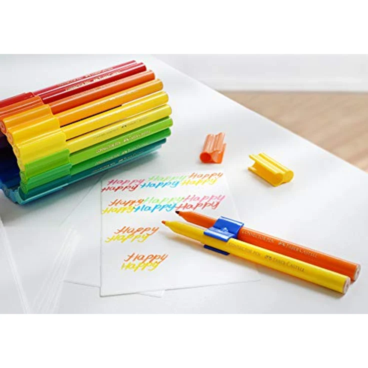 Faber-Castell 155560 - Filzstifte Connector in Koffer, 60-teilig - Preisvergleich – Bild 5
