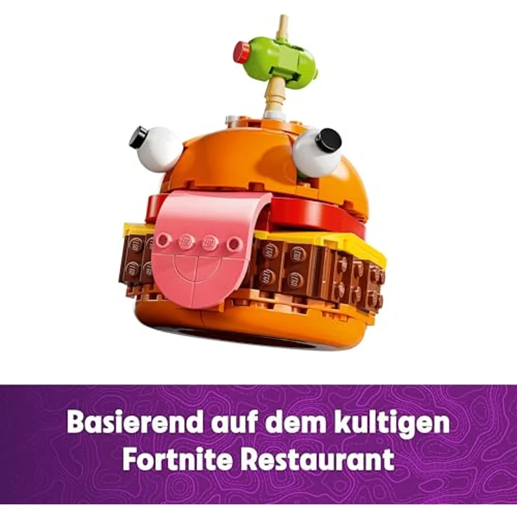 LEGO Fortnite 77070 Durrr Burger Bausatz, Modell aus 193 Teilen, mehrfarbig, 11 cm hoch – Bild 3