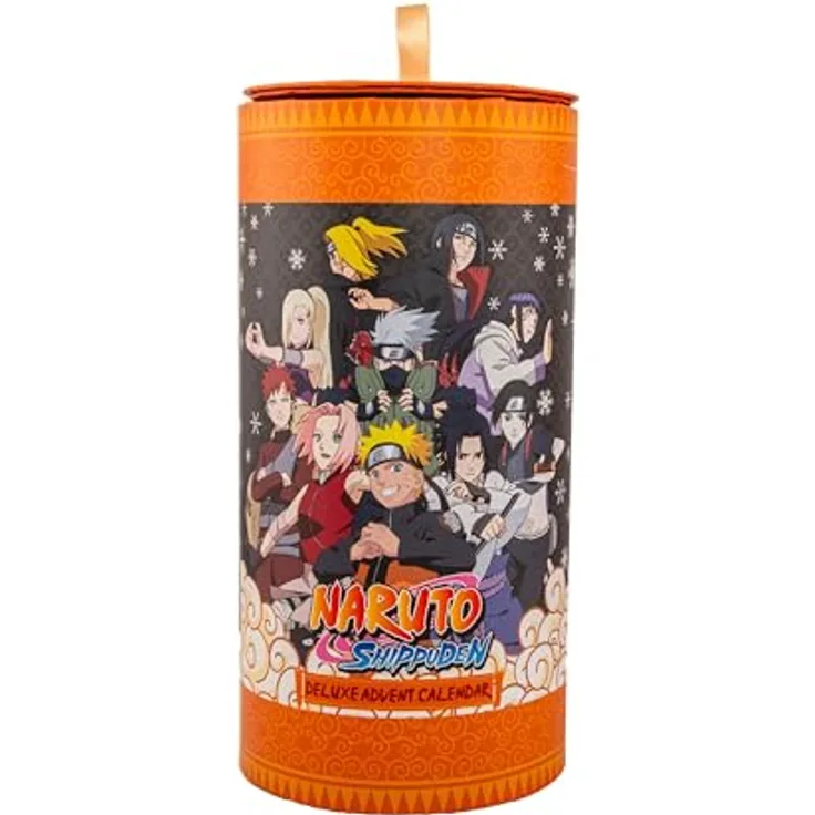 Cinereplicas Naruto Adventskalender Deluxe 2025, mit 24 exklusiven Geschenkartikeln, offiziell lizenziertes Merchandise für Fans und Sammler