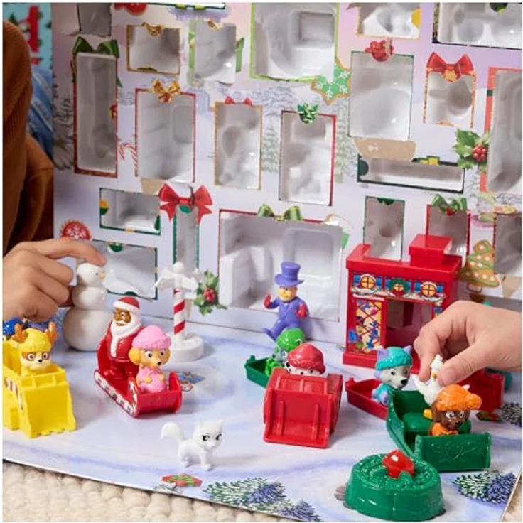 Spin Master PAW - Adventskalender 2025 mit 7 Fahrzeugen, 11 Figuren und Spielzubehör – Bild 7