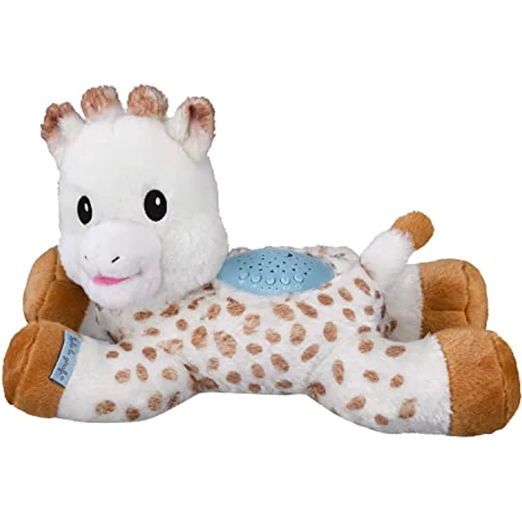 Sophie La Girafe Plüsch Licht und Nacht Träume, 3-in-1 Nachtlicht mit 15 Melodien und Sternprojektor