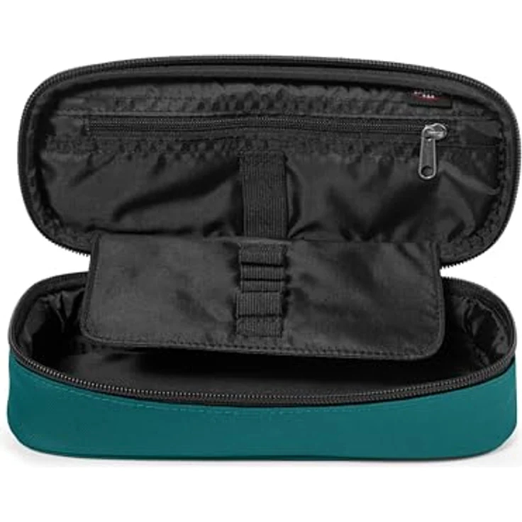 EASTPAK OVAL SINGLE Federmäppchen - Wasserabweisender Stoff, Peacock Green (Grün) – Bild 2