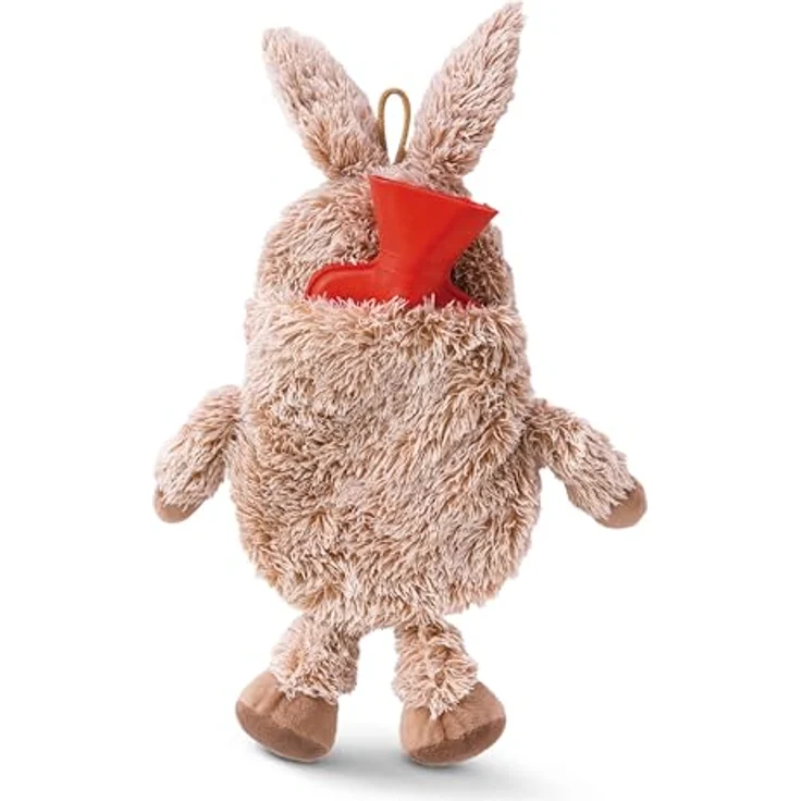 Nici Wärmflasche Esel, 350 ml 2in1 - Kuscheltier & Wärmflasche mit flauschigem Design – Bild 2