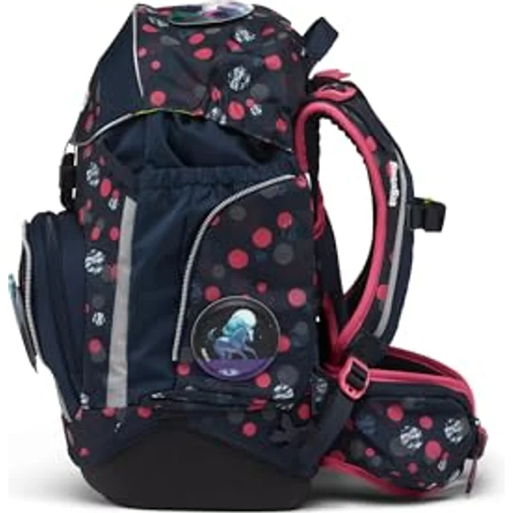 ergobag Schulrucksack, Mitwachsendes Your-Size-Rückensystem, blau – Bild 4