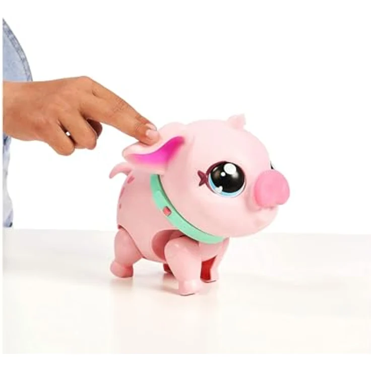 Giochi Preziosi Live - Mein kleines Schwein, interaktives Tier, das läuft, Tanzt und Essen (Famosa LPW0000), LPW00000, Bunt – Bild 7