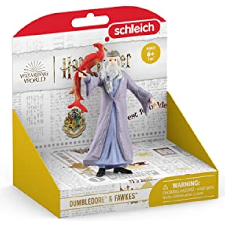 schleich 42637 Dumbledore & Fawkes, ab 6 Jahren, WIZARDING WORLD - Spielfigur, 11 x 4 x 12 cm - Preisvergleich – Bild 2