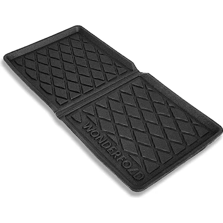 WonderFold Allwettermatte Black, robuste, wasserabweisende Matte mit rutschfester Oberfläche und erhöhten Rändern für W2 Modelle – Bild 1