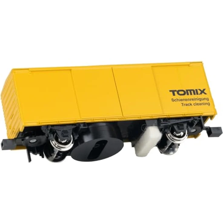 Tomytec H0-790 Schienenreinigungswagen, gelb, realgetreue Formgebung für Spur H0 – Bild 2