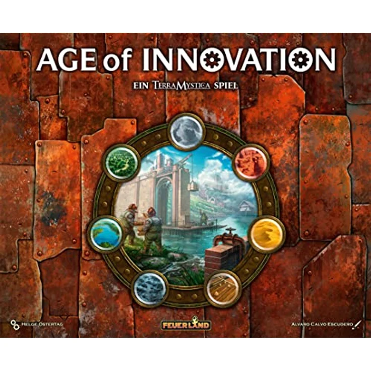 Feuerland Spiele 31024 Age of Innovation - Ein Terra Mystica Spiel, 1 Stück, Ab 14 Jahren, 1-5 Spieler, Deutsch – Bild 2