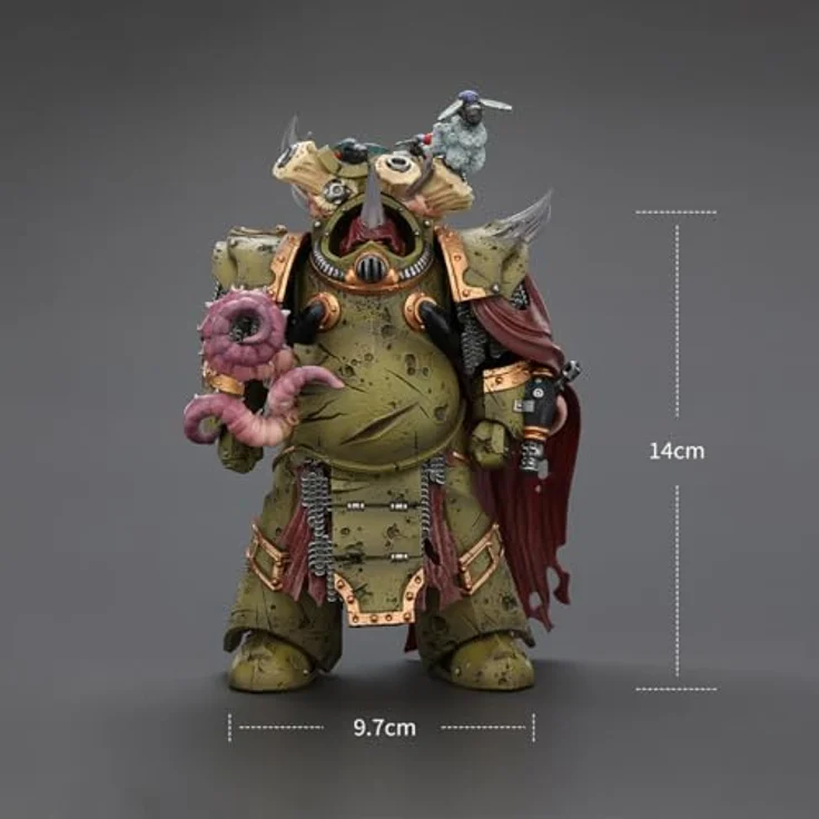 Joy Toy Warhammer 40k Actionfigur 1/18 Death Guard Deathshroud Terminator 2, 14 cm mit Manreaper und Plaguespurter Gauntlet – Bild 8