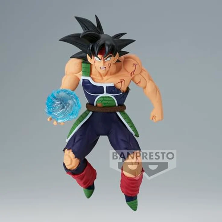 Banpresto Bardock-Statue Mit Energieball 14 cm, Ideales Geschenk, Party-Dekoration für Kinder, Herausragendes Design – Bild 3