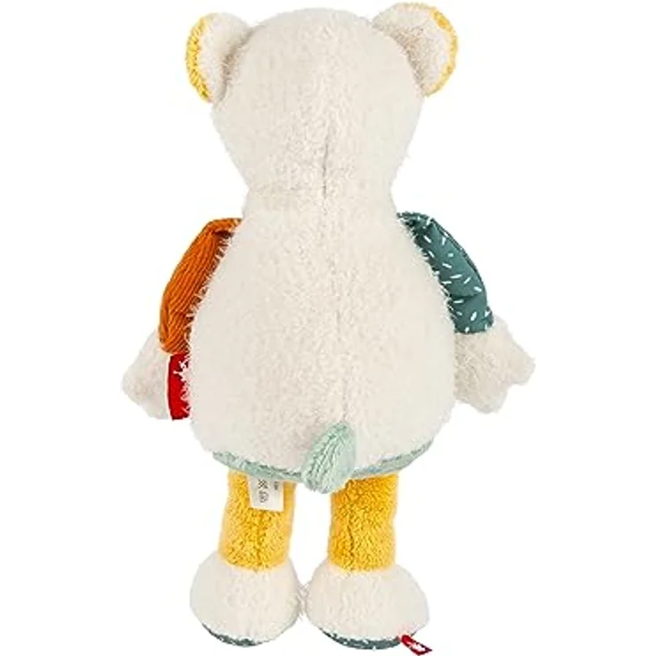 sigikid 43235 Patchwork Stofftier, Mehrfarbig/Eisbär – Bild 4