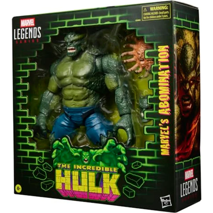 Marvel Legends Series Marvel's Abomination, 15 cm actionfigur mit 20 Bewegungspunkten und 2 austauschbaren Kopfformen, inspirierte von Hulk Comics – Bild 5