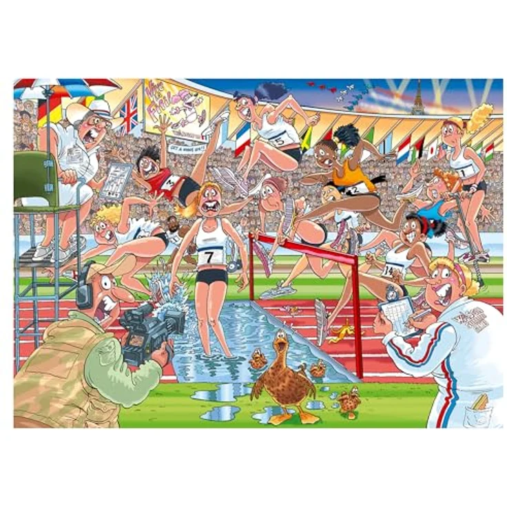 Jumbo Wasgij, Original 44 - Sommerspiele!, Puzzle mit 1000 Teilen für Erwachsene, humorvoll – Bild 2
