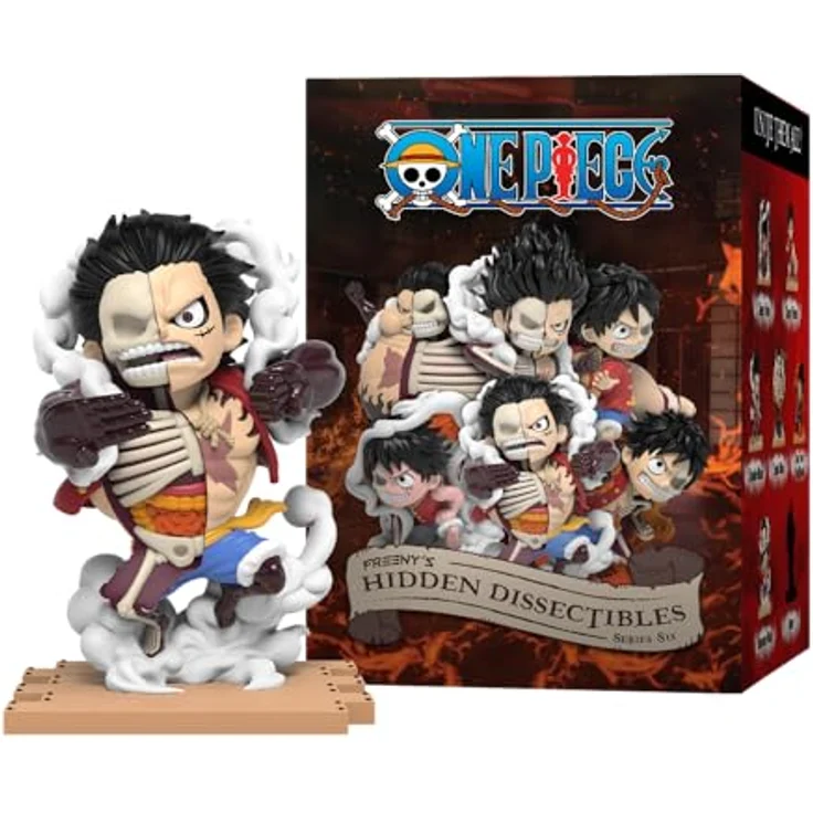 Mighty Jaxx Hidden Dissectibles: One Piece Serie 6 (Luffy Gears Edition) mit einem Stück | Blindbox mit Spielzeug-Sammelfiguren | Eine Packung mit Sammlerstück enthält eine zufällig ausgewählte Figur – Bild 2