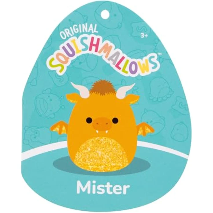 Squishmallows SQCR06637 - Mister der goldene Drache, 40 cm Plüsch, superweiches Kuscheltier von Kelly Toys – Bild 4