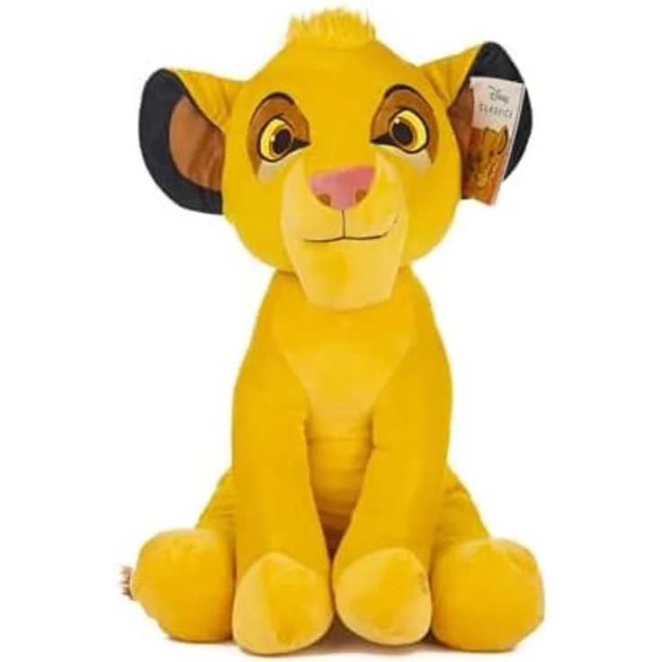 Sambro Der König der Löwen (Simba) Sitzendes Plüschtier, 30 cm, weich & kuschelig mit Sound, gelb – Bild 2