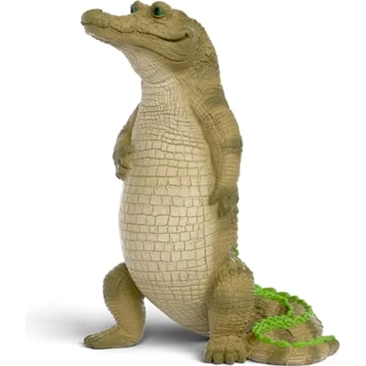 Schleich Rick das Krokodil, Figur aus Die Schule der magischen Tiere, ca. 7,6 x 5,8 x 8,2 cm, grün – Bild 1