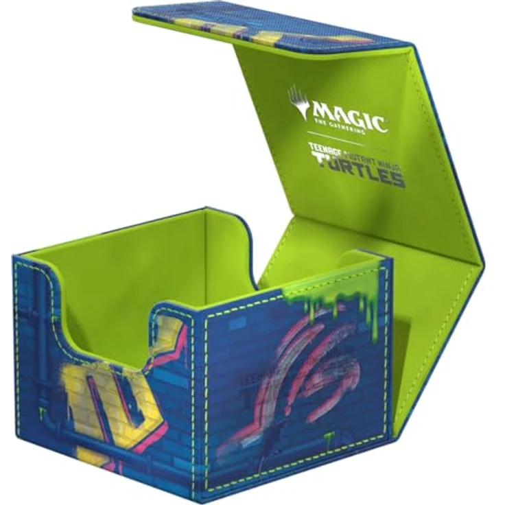 Ultimate Guard Sidewinder 133+ Xenoskin Deckbox für Magic: The Gathering, Teenage Mutant Ninja Turtles Design, blau, für 133 Karten – Bild 5