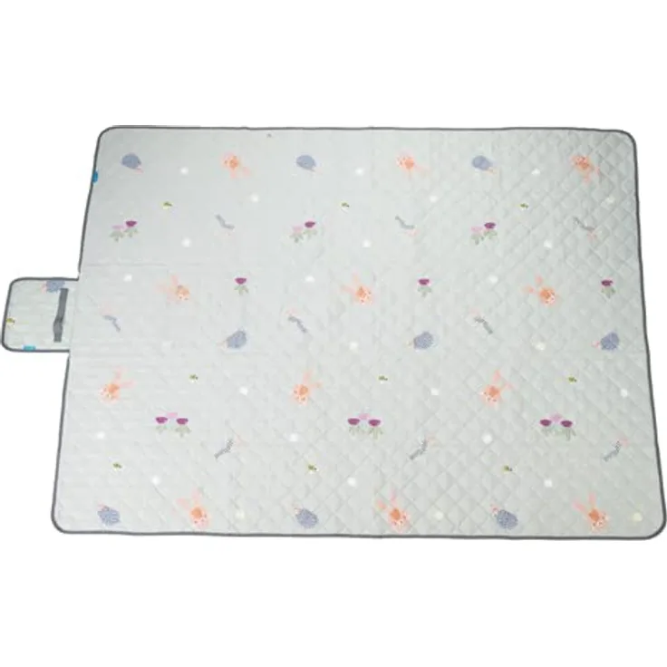Taf Toys Outdoors Spielmatte, XL wasserdichte Krabbeldecke 150 x 200 cm, faltbar zur Tragetasche, geeignet ab Geburt