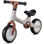 kk Kinderkraft TOVE Laufrad ab 1,5 Jahre, Licht Lauflernrad, Höhenverstellbarer Sattel, Beige