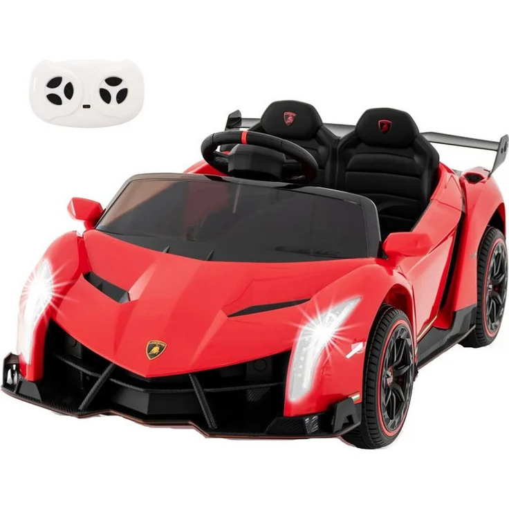 KOMFOTTEU Elektro-Kinderauto Lamborghini, mit 2,4G-Fernbedienung, belastbar bis 30 kg, für Kinder 3-8 Jahre