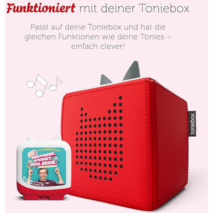tonies Hörspielfigur Clever Tonie - Checker Tobi 4er-Set, (4-St) - tonies Hörspiel-Tonies, spielerisch und interaktiv – Bild 6