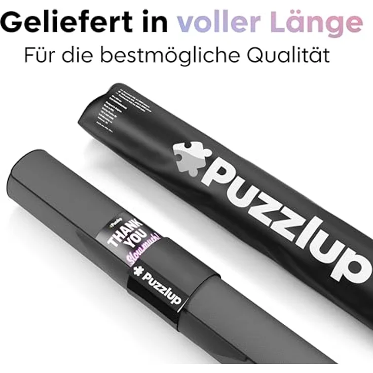 Puzzlematte 1000 Teile bis 1500 Teile - In Sekundenschnelle geschlossen, ohne Gurte - Selbstschließend, hoch rutschfest - Puzzle Matte roll mit Öko-Verpackung, XL Größe 66x120 cm, durch PuzzlUp – Bild 5