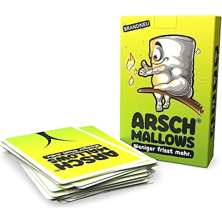 DENKRIESEN - ARSCHMALLOWS® - weniger frisst mehr | ab 2 Spieler | Spiel ab 9 Jahren | Kartenspiel | Geschenkidee | Taktisch & Witzig – Bild 1