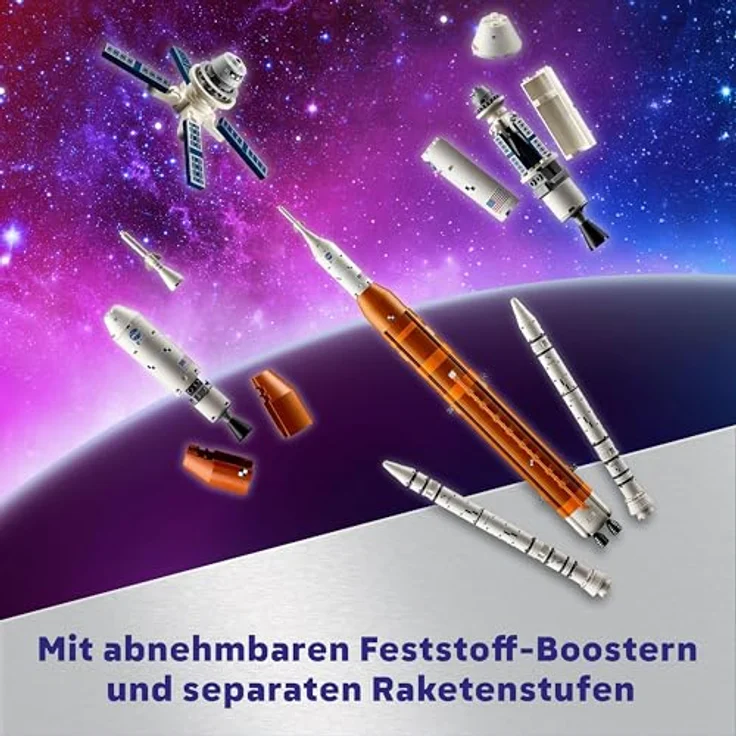 LEGO Icons NASA Artemis Startrampe, Bauset für Erwachsene, mit Orion-Raumkapsel und Startrampe, exklusiv bei Amazon 10341 – Bild 5
