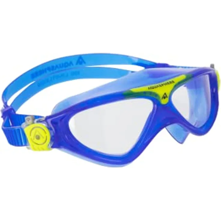 AQUASPHERE Vista JR , Schwimmbrille, Schwimmbrille für Kinder ab 6 Jahren mit UV-Schutz und Silikondichtung, beschlag- und leckagefreie Gläser für Jungen & Mädchen