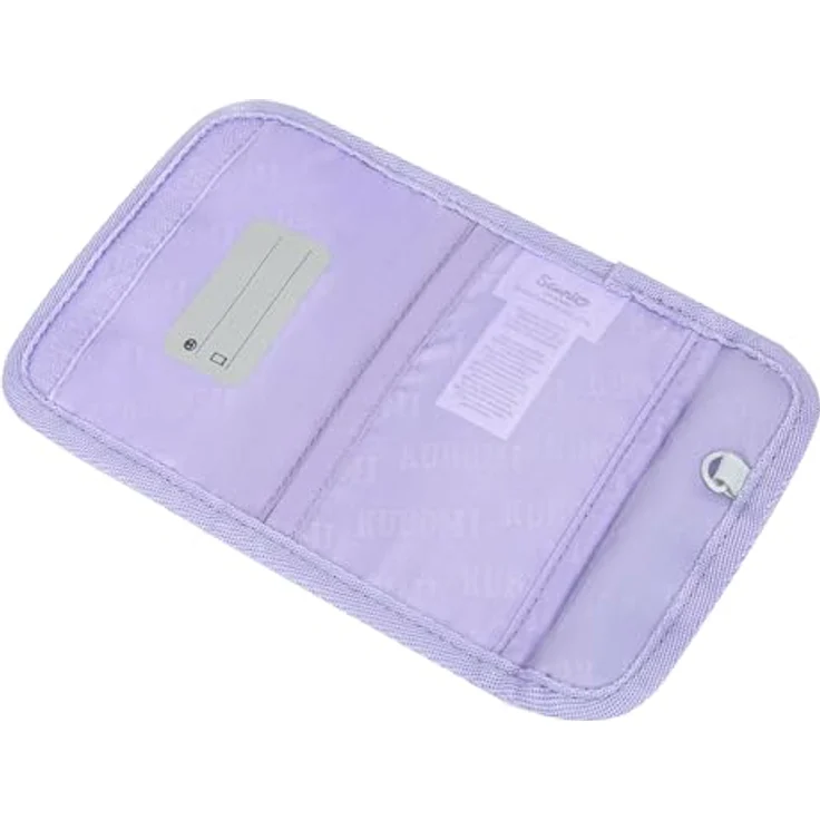 Baagl Brustbeutel Kinder Geldbörse Mädchen Mini - Kuromi Fortune Dream, mit verstellbarem Umhängeband und separater Münztasche, 14 × 10 cm, aus robustem recyceltem Polyester – Bild 2