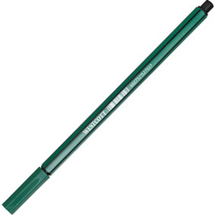 WESTCOTT STORYLINER Fineliner grün 0,4 mm, metallgefasste Spitze für präzise Linien