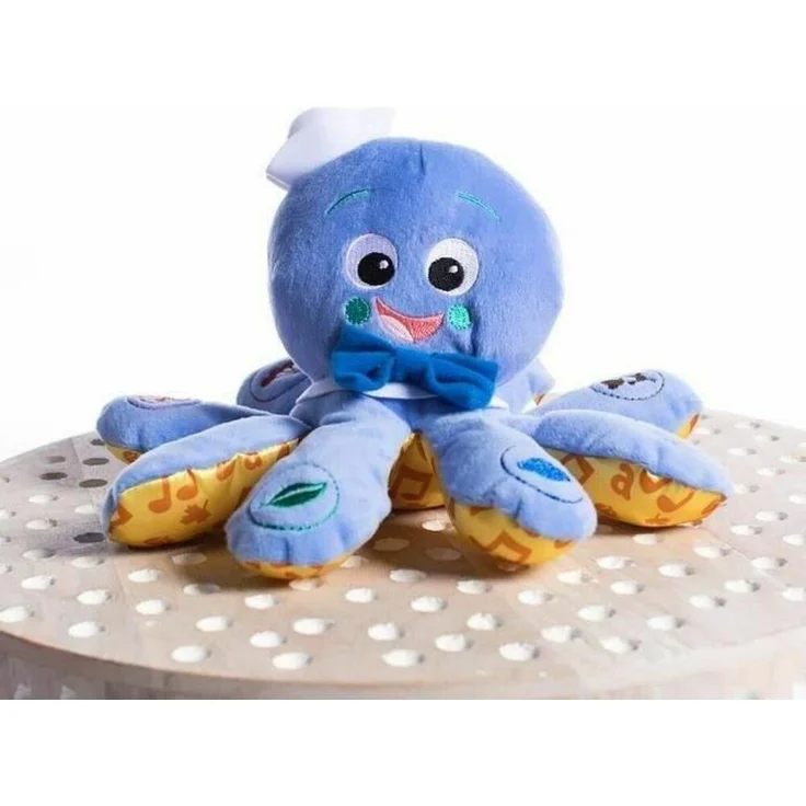 Kids II Plüschtier Baby Einstein Octopus, Aktivitäts-Spielzeug mit Farben und Melodien, blau