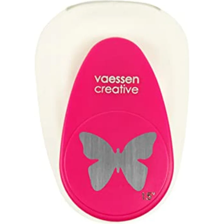 Vaessen Creative Motivstanzer Schmetterling, 2.5 x 3.4 cm, für Bastel- und Scrapbookpapier, präzise Stanztechnik, vielseitig einsetzbar – Bild 1